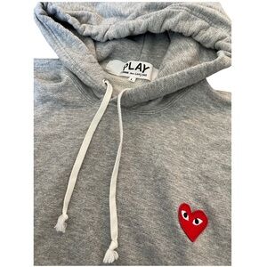 Comme de garcon grey hoodie